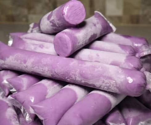 How To Make Ice Candy: Ube Cheese